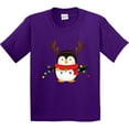 thumbnail image 3 of Inktastic Penguin Xmas Youth T-Shirt, 3 of 5