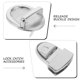 thumbnail image 3 of YSNOOWE 4Ud Cerraduras De Para Carteras Y Bolsos De Material Duradero Plata, 3 of 6