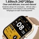 thumbnail image 5 of Reloj Inteligente - Acero Dorado+Silicona, 5 of 6