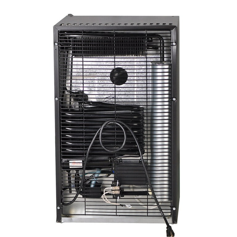 FOHERE Table Top Mini Fridge With Freezer 46L, Reversible Door, 7