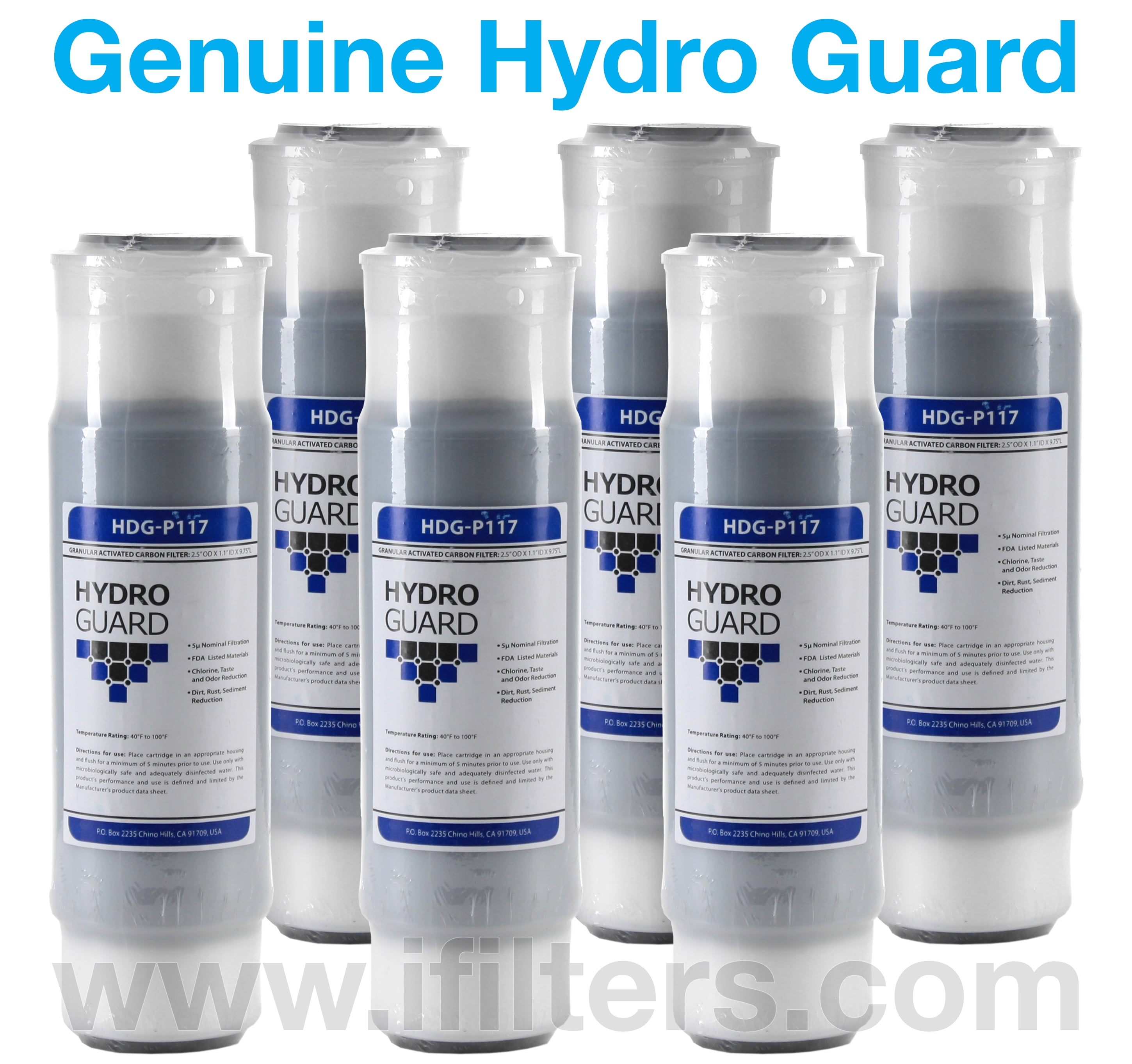 Cuno Aqua-Pure AP117 Comparable Replacement Premium GAC Water Filters 6 PACK 