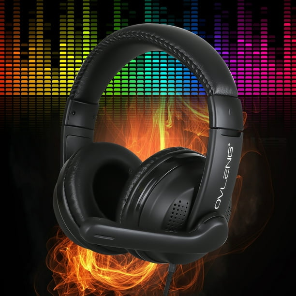 Gaming Headset For Ps4 Eeekit Stereo Adjustable Headphones With Mic Soft Earmuffs 3 5mm Jack Volume Control Compatible With Ps4 Xbox One Cellphones Tablets Android Mac Pc Walmart Com Walmart Com