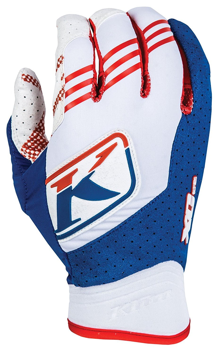 blue dirt bike gloves
