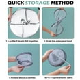 thumbnail image 2 of 3-Tier Sweater Drying Rack Hanging Clothes Hanging Dryer Laundry Mesh Drying Rack  Foldable Clothing Dryer Racks, 2 of 8
