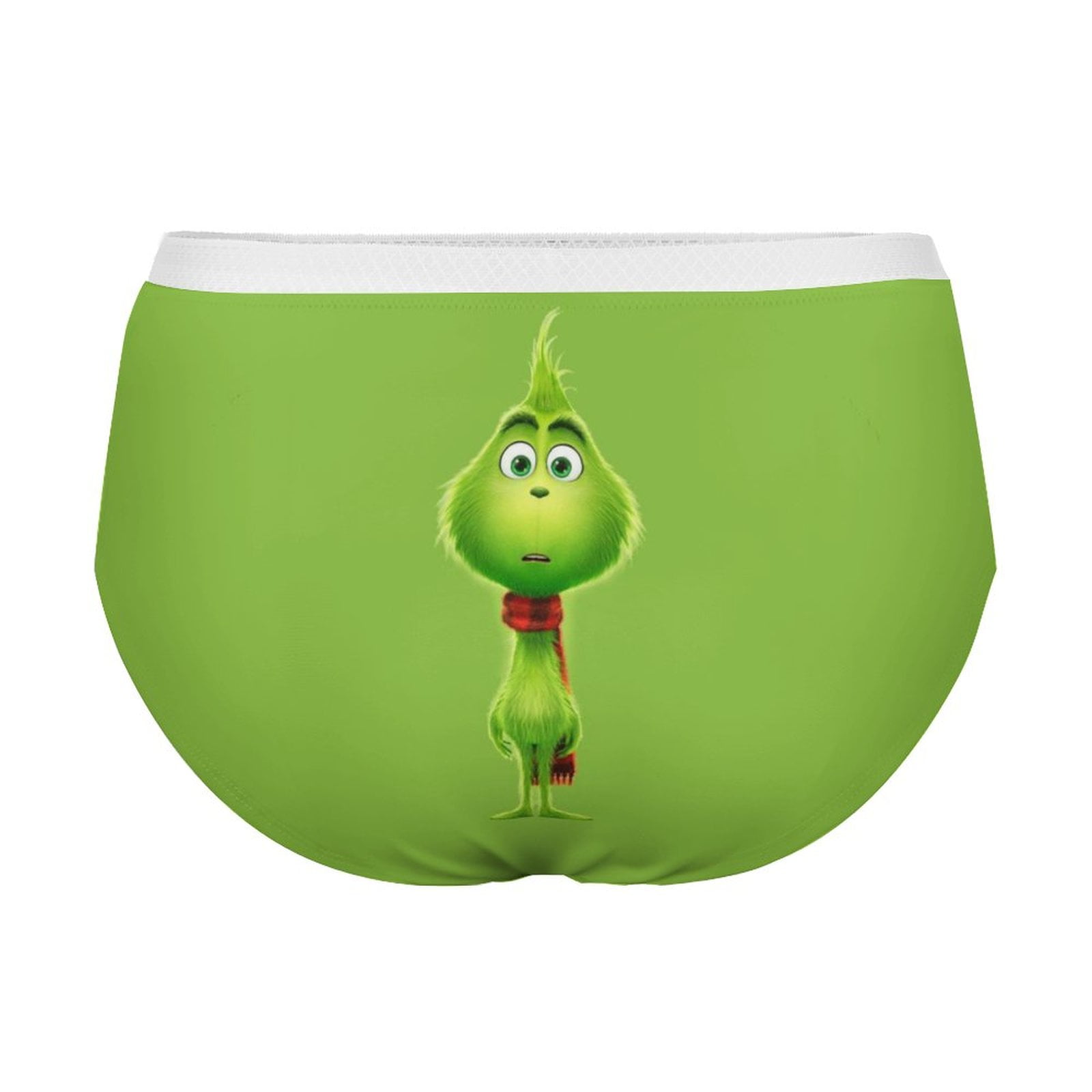 DOMIKING Green Cartoon Aliens Womens Underwear Stretch Bikini