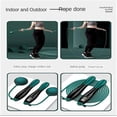 thumbnail image 3 of Cuerda de saltar para contar Fitness, cuerda de saltar de acero, ejercicio, cuerda de saltar inalámbrica ajustable, Fitness, entrenamiento de gimnasia, deporte en casa, 3 of 5