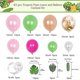 thumbnail image 5 of Flamingo Birthday Decorations Girl Flamingo Birthday Balloon Kit Pink Green White Happy Birthday Tropical Summer Party Decorations 83PCS, 5 of 5
