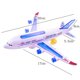 thumbnail image 2 of Plástico Airbus A380 modelo avión eléctrico Flash luz sonido niños juguetes JAMW Sencillez, 2 of 4