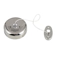 thumbnail image 1 of 2.8 Meter Retractable Nylon Wire Laundry String Adjustable Round Rope Stainless Steel Base without Pulley for Hotel Bathroom, 1 of 7