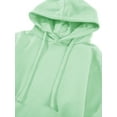 thumbnail image 4 of Hat and Beyond Women's Basic Crop Top Hoodie Pullover Fleece Hooded Sweatshirt Long Sleeve, 4 of 7