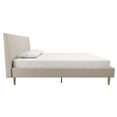 Mr. Kate Daphne Upholstered Bed with Headboard and Modern Platform