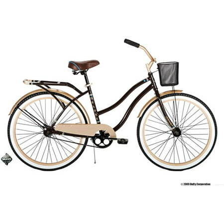 Huffy 26" Ladies' Deluxe Cruiser Bicycle, Brown - Walmart.com