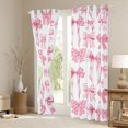 thumbnail image 3 of Homewish Girly Pink Ribbon Curtains Pack of 2 (42x84 Each) for Kid, Fairy Tale Princess Curtains Blackout, Cartoon Polkadots Bow Bedroom Curtains, Living Room Curtains Decor, 3 of 6