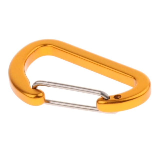 Mosquetón de Aleación para Alpinismo Perfecl Oro pulido con chorro de arena 4 x 2,44 cm
