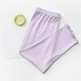 thumbnail image 5 of naisibaby Toddler Baby Girls Candy Color Solid Color Leggings, Kids Tight Casual Pants Purple 4-5T, 5 of 5