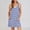 02-Blue, variant on Women's Striped Spaghetti Strap Athletic Romper, 2-in-1 Sleeveless Mini Dress with Built-in Shorts, Casual Tank Rompers for Women with Pockets for Workout Daily Wear 02-Blue XXL