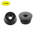 thumbnail image 1 of Uxcell 4 piezas de almohadillas de goma con arandela de metal negras 20x15x11mm, 1 of 5