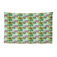 thumbnail image 1 of Floral Tapestry, Colorful Peonies Repetition Cheerful Energetic Design, Fabric Wall Hanging Decor for Bedroom Living Room Dorm, 2 Sizes, Plum Multicolor, by Ambesonne, 1 of 1