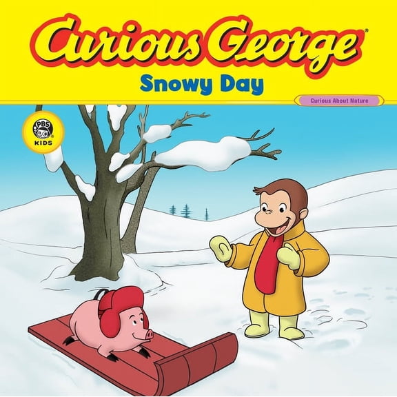 Curious George Curious George Snowy Day (Cgtv 8x8): A Winter and Holiday Book for Kids, (Paperback)