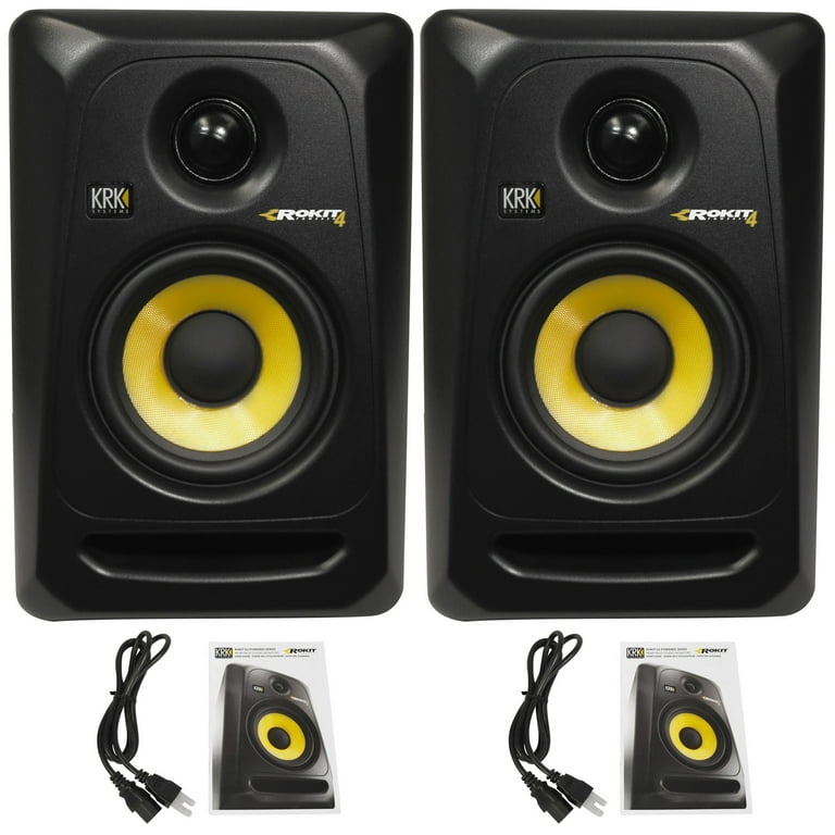 2) KRK RP4G3 RP4-G3 Rokit Powered 4 2) KRK RP4G3 RP4-G3 Rokit Powered 4
