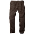 thumbnail image 3 of Pantalones casuales para hombre de corte recto y ajuste slim color marrón talla 30, 3 of 5
