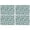 Teal Daisy Flower, variant on Teal Daisy Flower Golden Centers Pattern Summer Placemats Table Placemats Set Of 4-Linen Kitchen Washable Placemats Table Mats 11.8"x17.7" Non-Slip Heat Resistant