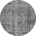 thumbnail image 1 of Ahgly Company Indoor Round Oriental Gray Industrial Area Rugs, 4' Round, 1 of 4