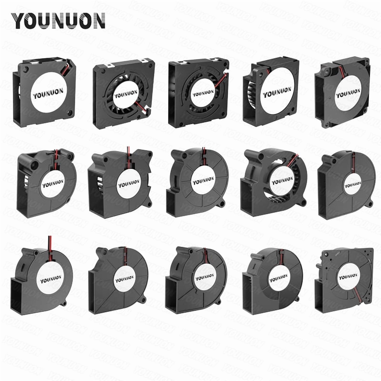2PCS 5V USB Brushless Blower Cooling Fan USB Ventiliator Computer Case Cooler  PBT CPU Radiator USB Fan PC USB Gadgets