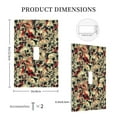thumbnail image 3 of Fotbe Skulls1 Print Duplex Receptacle Wall Plate, 1-Gang 5.0" x3.0" Wall Outlet Covers, Dual Outlet Faceplates Covers, Color-matched Screws Included-Style T, 3 of 6