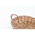 thumbnail image 5 of Vintiquewise QI003546.S 4 x 16 x 9.5 in. Seagrass Fruit Bread Basket Tray with Handles, Brown - Small, 5 of 6