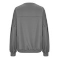 thumbnail image 4 of Patlollav Womens Fall Oversized Sweatshirts Crewneck Fleece Casual Pullover Sweaters Outfits, 4 of 6
