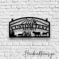 thumbnail image 3 of Handmadetneonsign Personalized Outdoor Farm Sign Hanging Metal Sign, Farm Name Outdoor Hanging, 3 of 4