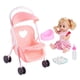 thumbnail image 4 of ToysToy Juego de 12 ToysToy Doll ToysToy con juego de simulación Cochecito de juguete Regalo para niños pequeños y Rosado, 4 of 9