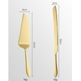 thumbnail image 2 of Cake Serving Set, Cake Pie Pastry Servers, Stainless steel Cake Knife and Server Set Perfect For Birthday, Wedding, Parties and Events, 2 of 12