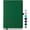 Green, variant on Notebook Journal for Women,A5 Hardcover Leather Journaling Notebooks for Work,200 Pages Travel Journal for Women Men with Pen Holder and Ribbon,5.78"×8.34"(Pink)