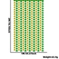thumbnail image 3 of 1Pack St. Patrick's Day Shamrock Tinsel Foil Fringe Curtains Green Orange Shamrock Tinsel Curtains for St. Patricks Day Irish Party Backdrop Decorations Photo Booth Backdrops (3.2 x 6.6 ft), 3 of 5