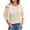 Beige, variant on Womens Sweaters Cutout Cold Shoulder Long Sleeves Knit Pullover Elegant Ribbon Bow Tie Detailing Asymmetrical Neckline Chic Jumper Casual Romantic Date Tops