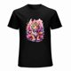 thumbnail image 1 of Cute Ccolorful Baby Tiger Tshirt Short Sleeve Lovely Baby Tiger With Flower Girl Woman Tee Top, 1 of 4