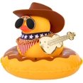 thumbnail image 1 of Car Duck Ornament Dashboard Decorations for Car Rubber Duck Accessories with Hat Necklace Swim Ring Musical Instruments I, 1 of 6