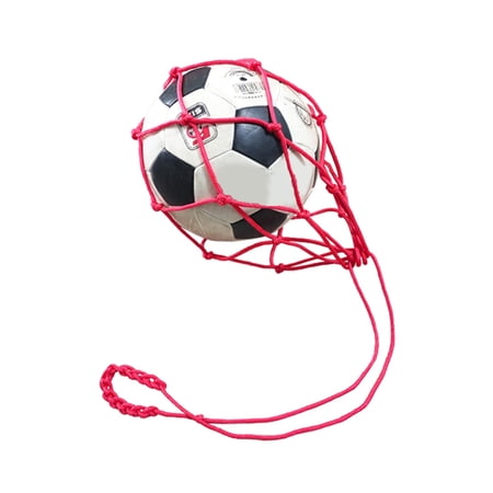ZPAQI Sport Nylons Net Basketball Bag Football Kick Trainer Soccer Kick Meshs Bag