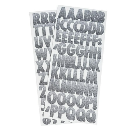 UPC: 0195158492026 | Neutral Ombre Glitter Alphabet Stickers by Recollections™