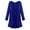 Blue, variant on Jiyugala Women's Cardigan Sweaters Plus Size Warm Soft Open Front Coat
