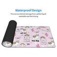 thumbnail image 5 of Disketp Gaming Mouse Pad No Drama Llama Pattern Large Mouse Mat Long Extended Desk Pad Non-Slip Rubber Mice Pads Stitched Edges Thin Pad (11.8x31.5 Inch), 5 of 9