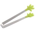 thumbnail image 2 of Household Metal Hand Shaped Cake Bread Biscuit Food Clip Clamp Tongs Green, 2 of 2