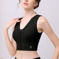 thumbnail image 5 of Sujetador deportivo con cremallera frontal, ropa interior sin aros, chaleco de Fitness a prueba de golpes para mujer, ropa interior Fridja nalpqowj35966, 5 of 5