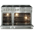 thumbnail image 3 of Forno Galiano 48-Inch Freestanding Dual Fuel Range, 8 Burners, Double Convection Ovens, 3 of 4