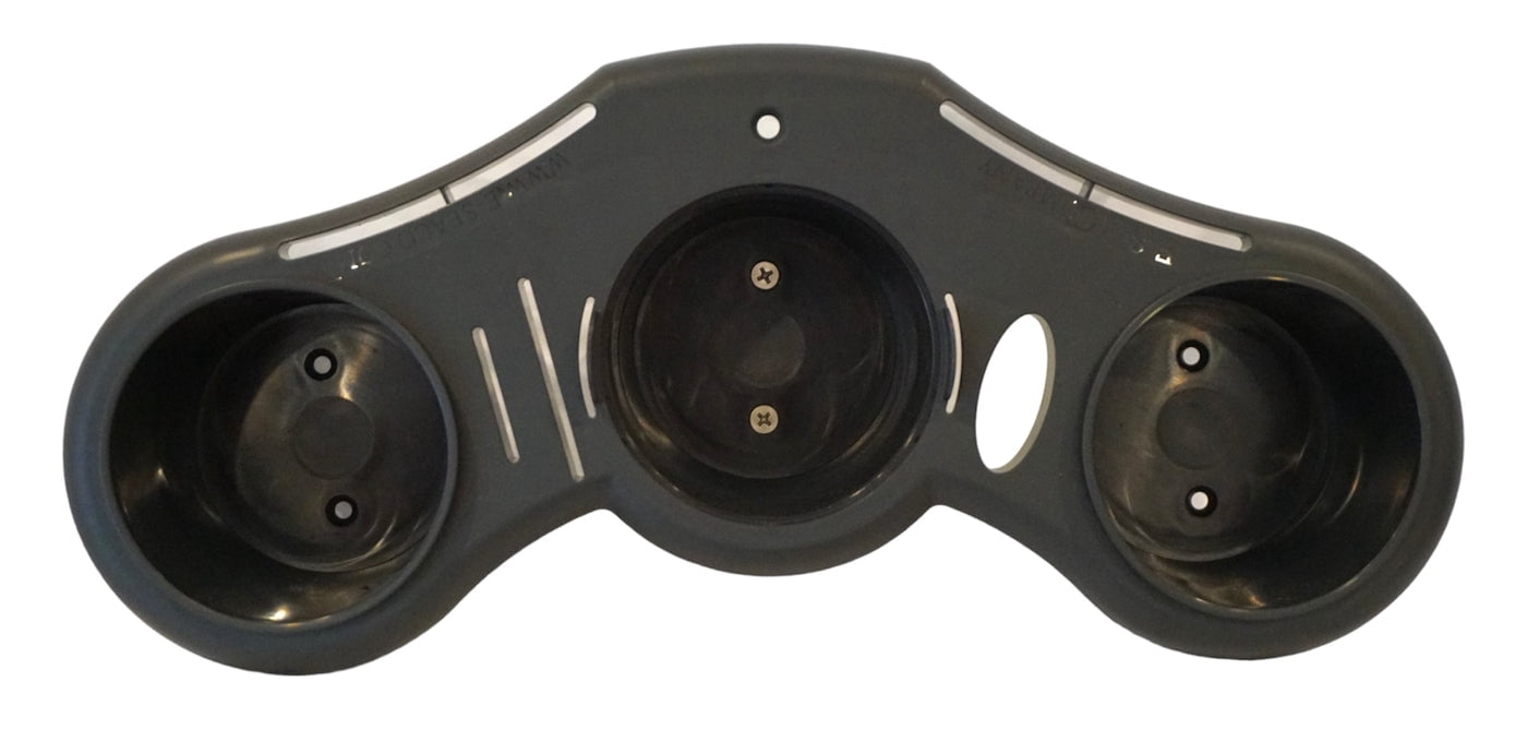 E-Sea Company E-Sea Caddy Pro-(Black). Multi Cup Suction Mounted Drink Holder w/Knife, Pliers, Hook and Sunglass Storage. Perfect for Boats, Paddle Boards, Kayaks, Camping and More!