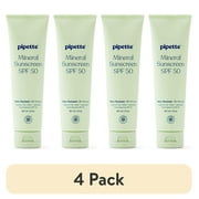 (4 pack) Pipette Mineral Sunscreen Lotion, Broad Spectrum SPF 50, 3 fl oz
