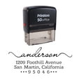 thumbnail image 1 of Printtoo Personalized Custom Wedding Self Inking Address Rubber Stamp Envelope Gift Idea, 1 of 6