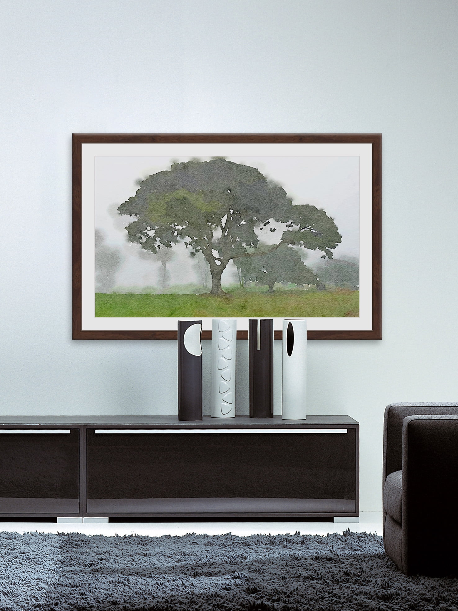 "The Field of Memories" Framed Painting Print